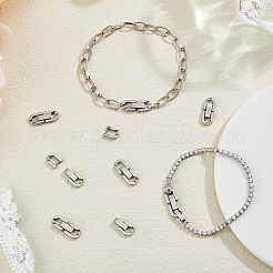 8 шт. раскладывающиеся застежки из нержавеющей стали STAS-FH0002-28