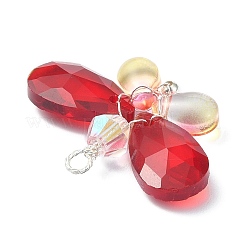 5шт 5 цветные стеклянные подвески&nbsp;PALLOY-TA00052