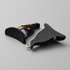 Подвески из непрозрачной смолы&nbsp;LS-RESI-WH0001-04A