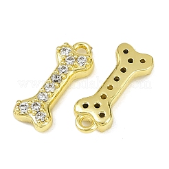 Латунные микропаве прозрачные подвески с фианитом&nbsp;LS-KK-L238-03G