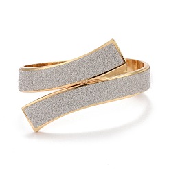 Браслет-манжета из сверкающего сплава&nbsp;BJEW-K223-09LG