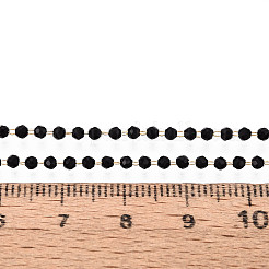 Handgefertigte facettierte Rundgliederketten aus Edelstahl 304&nbsp;CHS-N008-06G-02