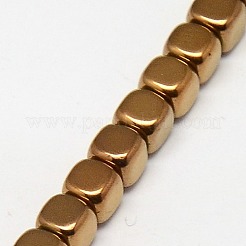 Chapelets de perles en hématite synthétique sans magnétiques&nbsp;G-J172-3x3mm-05