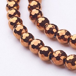 Non magnetici perle ematite sintetico fili&nbsp;X-G-G092-2mm