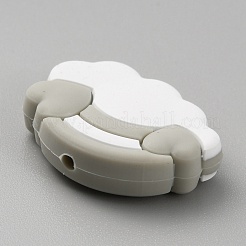 Облачные и радужные пищевые экологически чистые силиконовые бусины&nbsp;SIL-WH0014-33E