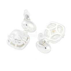 Латунь болтающиеся серьги&nbsp;EJEW-L288-003S