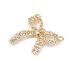 Латунные микропаве прозрачные подвески с фианитом&nbsp;KK-U008-01B-G