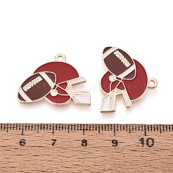 Pendentifs d'émail en alliage&nbsp;ENAM-T025-02G-19A