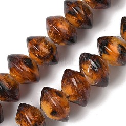 Бусины ручной работы бусины золотого песка&nbsp;LAMP-K039-41