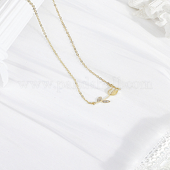 1 шт. ожерелье из сплава смолы с цветочным кулоном для женщин&nbsp;NJEW-LP0002-86G