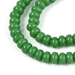 Непрозрачные с напылением стеклянные бусины&nbsp;GLAA-ZX008-4mm-18T