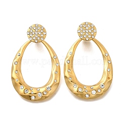 Серьги-гвоздики из нержавеющей стали 304&nbsp;EJEW-F361-23G