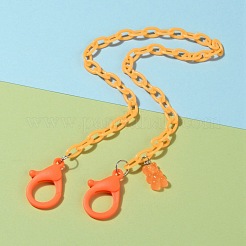 Colliers de chaîne de câble en plastique ABS personnalisés&nbsp;NJEW-JN03220