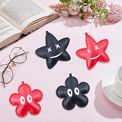 4 шт. 4 стиля подвески из искусственной кожи&nbsp;FIND-CL0001-25