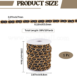 Chaînes à corde en aluminium oxydé cuthollow 10 yard&nbsp;CHA-CL0001-01B-02