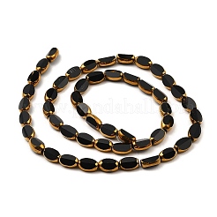 Нити граненых прозрачных гальванических стеклянных бусин&nbsp;EGLA-P051-05A-A