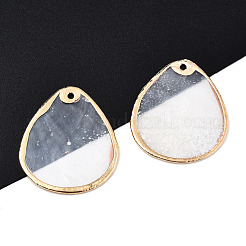 Подвески из натуральных ракушек Capiz&nbsp;SSHEL-N034-129B-01