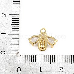 Messing micro pave klar zirkonia charme&nbsp;CU-CBAD306-07G