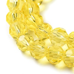 Perles en verre transparentes&nbsp;LS-EGLA-A035-T6mm-D03