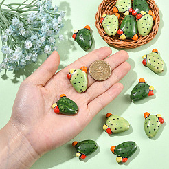 5шт фарфоровые бусины ручной работы&nbsp;PORC-YW0001-64