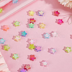 900шт 12 стиля экологически чистые прозрачные акриловые бусины&nbsp;OACR-PA0001-03