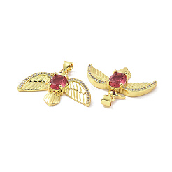 Ottone micro spianare pendenti zirconi&nbsp;ZIRC-P106-49G-01