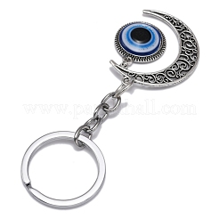 Подвесные брелки из сплава&nbsp;KEYC-WH0027-52