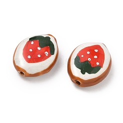 Perles en porcelaine manuelles&nbsp;PORC-F012-02B