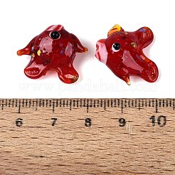 Perles vernissées manuelles&nbsp;LAMP-T023-16O