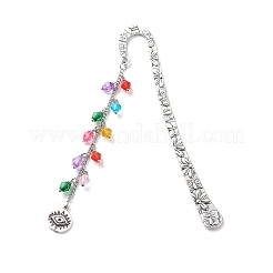 Segnalibri con ciondoli in lega in stile tibetano&nbsp;AJEW-JK00197