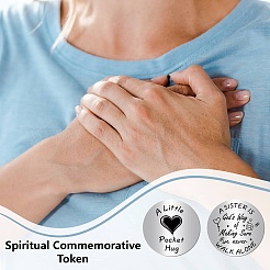 201 памятная монета из нержавеющей стали&nbsp;AJEW-CN0002-35C