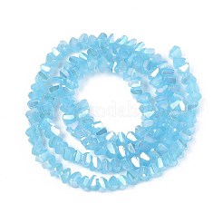 Гальванические стекляныне бусины&nbsp;LS-GLAA-N023-4mm-33