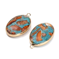 Pendenti in diaspro imperiale sintetico tinto&nbsp;GG-CBAA20A-04G-04