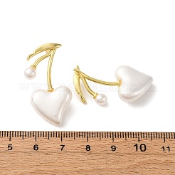 Серьги-гвоздики из вишневой латуни&nbsp;EJEW-V017-01B-G