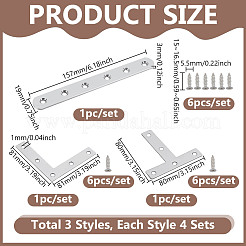 12 Satz 3 Stile 201 Edelstahlhalterung&nbsp;FIND-GA0005-44