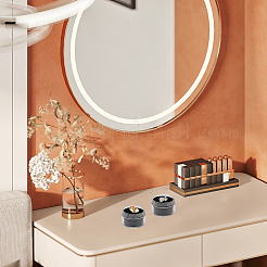 Круглая пластиковая коробка для хранения бриллиантов&nbsp;LS-CON-WH0094-29