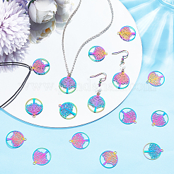 Ионное покрытие (ip) 201 филигранные подвески из нержавеющей стали&nbsp;STAS-CN0001-44