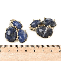 Соединители звеньев из природного содалита&nbsp;G-E526-28J