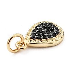 Латунные микро проложить кубического циркония подвески KK-E015-11G