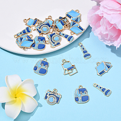 20 шт. 5 стиля серии кемпингового снаряжения эмалированные подвески из сплава&nbsp;FIND-YW0007-13B