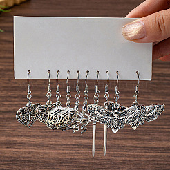 5 пара серег с подвесками из сплава&nbsp;FS-WGC6922-01