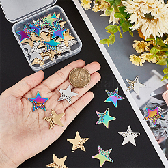 36 шт. 3-цветное ионное покрытие (IP) из нержавеющей стали 304 подвески&nbsp;STAS-UN0044-92