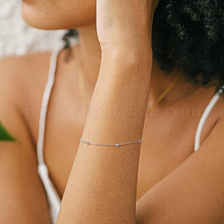 1 м 925 цепочки-сателлиты из стерлингового серебра&nbsp;STER-TA0001-21