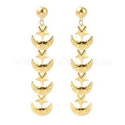 Orecchini pendenti in acciaio inossidabile 304&nbsp;EJEW-P289-06G