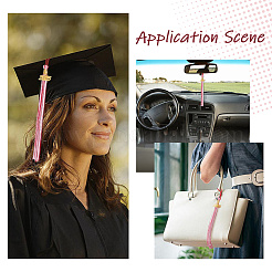 Полиэстеровая выпускная кисточка подвеска украшения&nbsp;AJEW-WH20020-078E