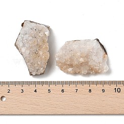 9 Stück galvanisierte natürliche Quarzkristall-Display-Dekorationen&nbsp;G-H084-01C