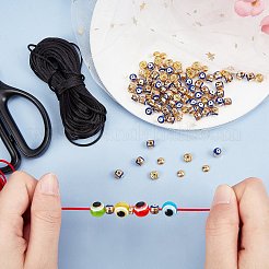 Kits de fabrication de bracelets contre le mauvais œil&nbsp;DIY-SC0012-41