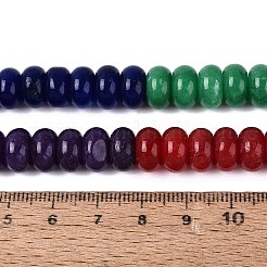 Chapelets de perles de jade blanche naturelle&nbsp;G-Q613-01F-42