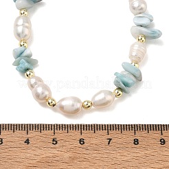 Collares de perlas de agua dulce cultivadas en agua dulce&nbsp;NJEW-JN06665-01