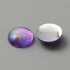 Cabochons en résine opaque&nbsp;LS-CRES-WH0010-044B